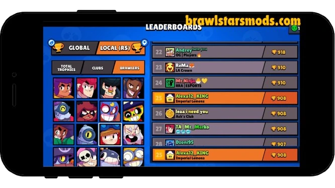 Brawl Stars Mod Leaderboard